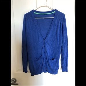 H&M Women’s Navy Blue Button up Cardigan Size small